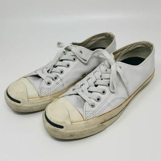 コンバース(CONVERSE)の美品 オールレザー◎CONVERSE コンバース ジャックパーセル 24cm(スニーカー)