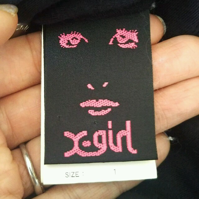 X-girl(エックスガール)のダウンジャケット  リバーシブル レディースのジャケット/アウター(ダウンジャケット)の商品写真