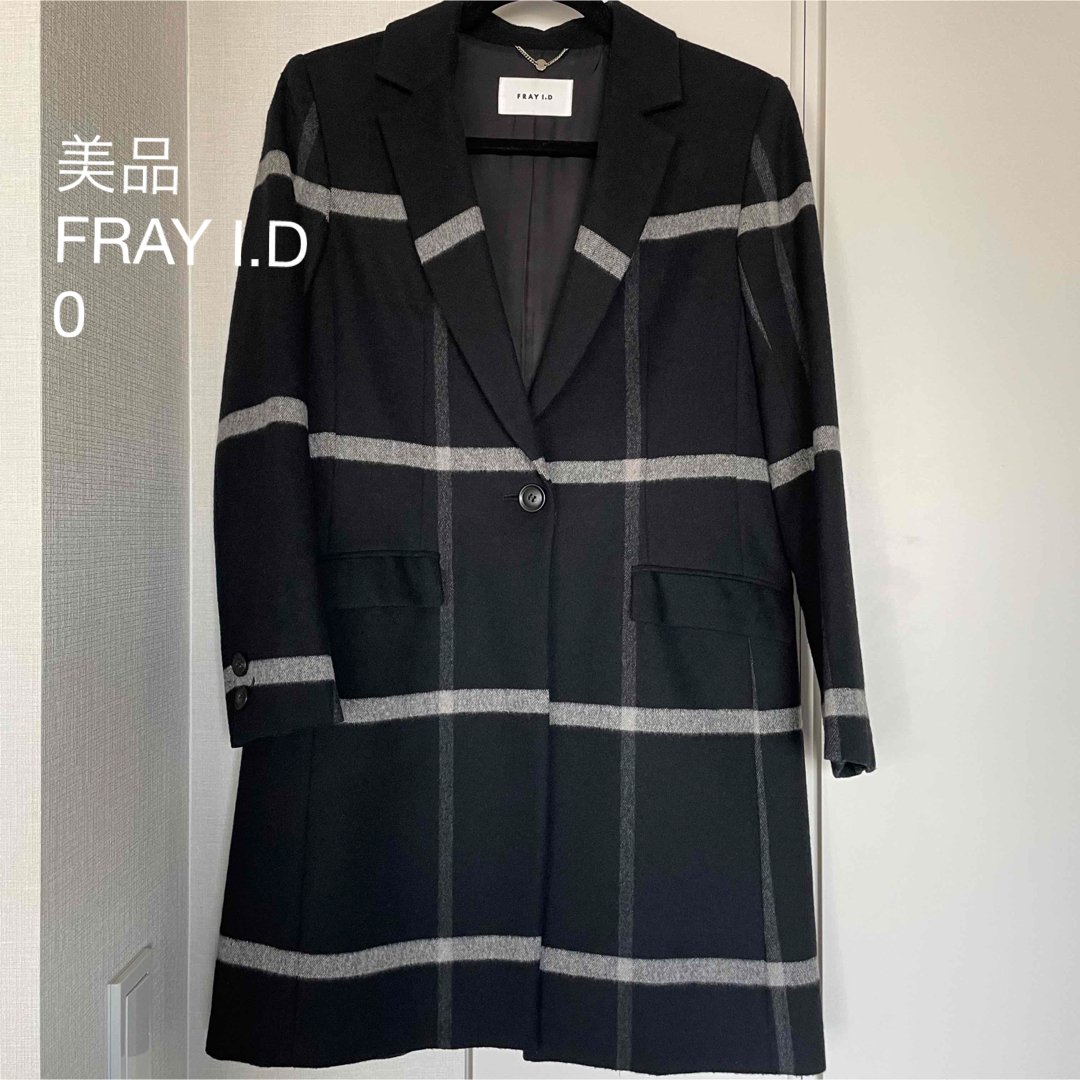 FRAY I.D(フレイアイディー)の美品☆フレイアイディー  チェスターコート レディースのジャケット/アウター(チェスターコート)の商品写真