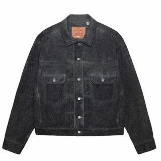 STUSSY - 23AW Stussy × Levi's DYED JACQUARD TRUCKER JACKET 黒 Lの ...