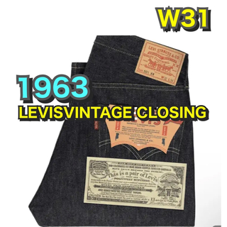 リーバイス(Levi's)のLEVI'S VINTAGE CLOTHING 1963 501 W31 新品(デニム/ジーンズ)