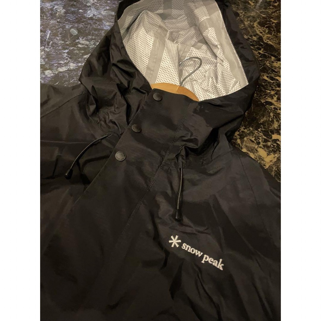 Snow Peak - スノーピーク SNOW Peak 2.5 L レインジャケット ブラック