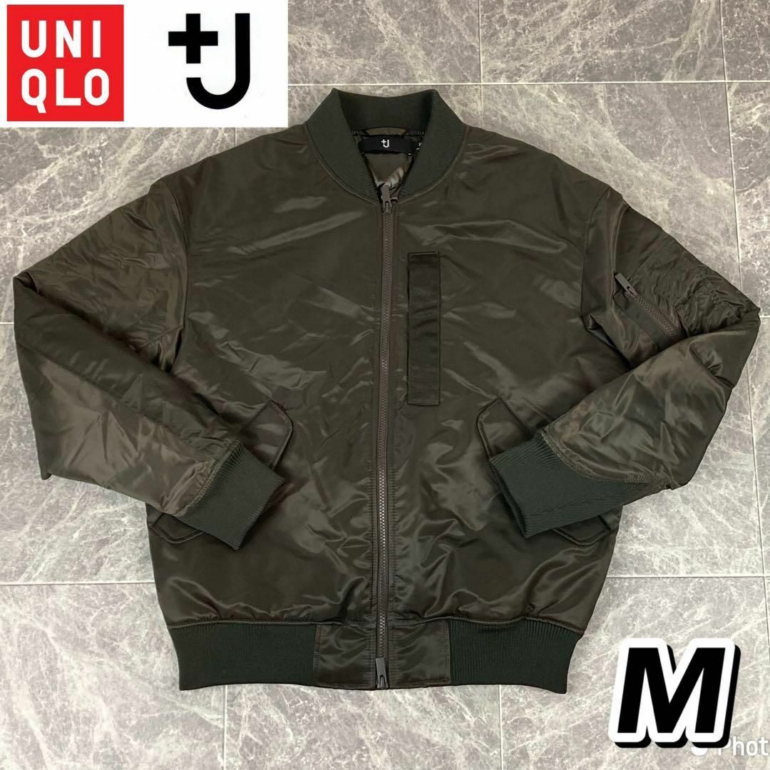 ほぼ未使用】UNIQLO+J ハイブリッドダウン ブルゾン Mの通販 by mei's