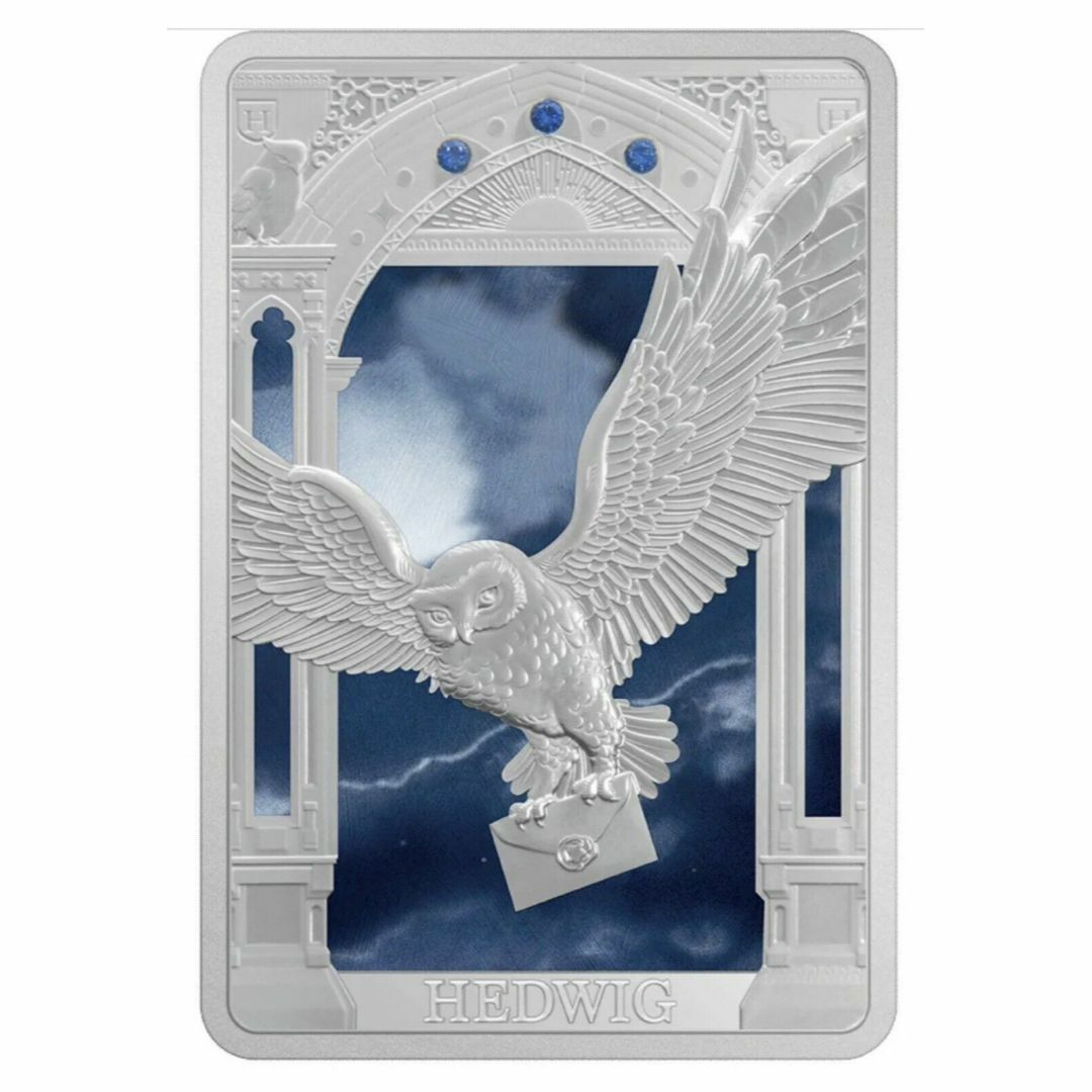 2023年ニウエ　ハリーポッター第3弾　Hedwig　純銀　1オンス銀貨 エンタメ/ホビーの美術品/アンティーク(貨幣)の商品写真