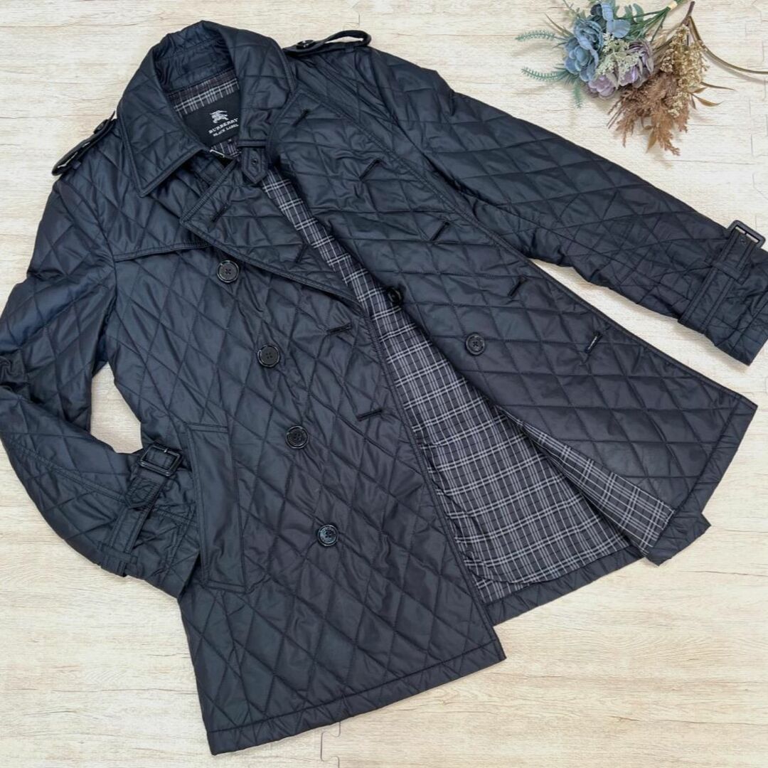 BURBERRY BLACK LABEL - BURBERRY バーバリー キルティングトレンチ