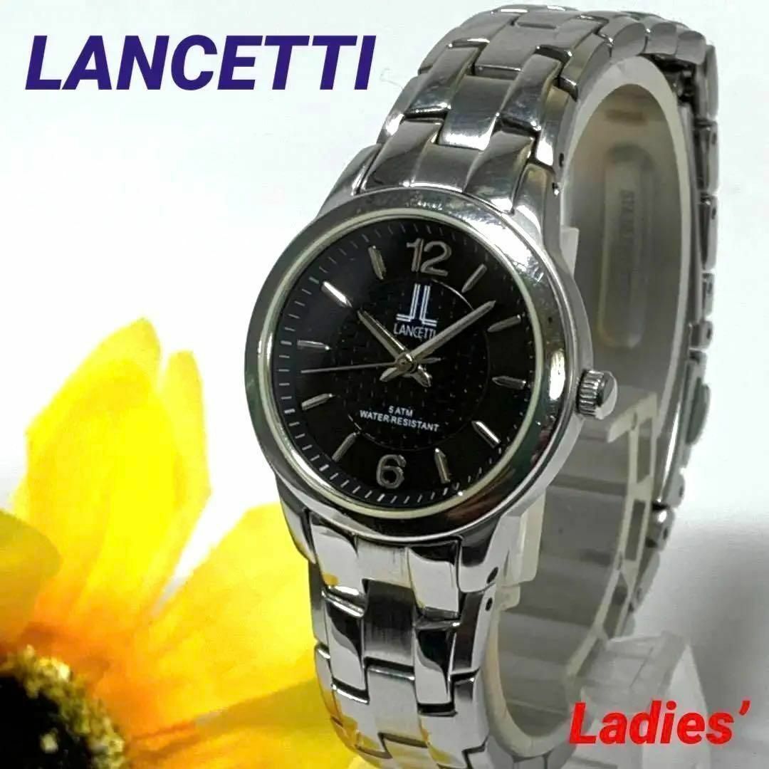 LANCETTI(ランチェッティ)の958 LANCETTI ランチェッティレディース 時計 電池交換済 クオーツ レディースのファッション小物(腕時計)の商品写真