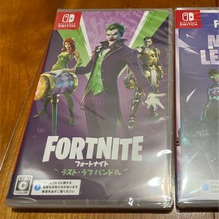 ニンテンドースイッチ(Nintendo Switch)の【新品未開封】switch Fortnite フォートナイト　ラストラフバンドル(家庭用ゲームソフト)