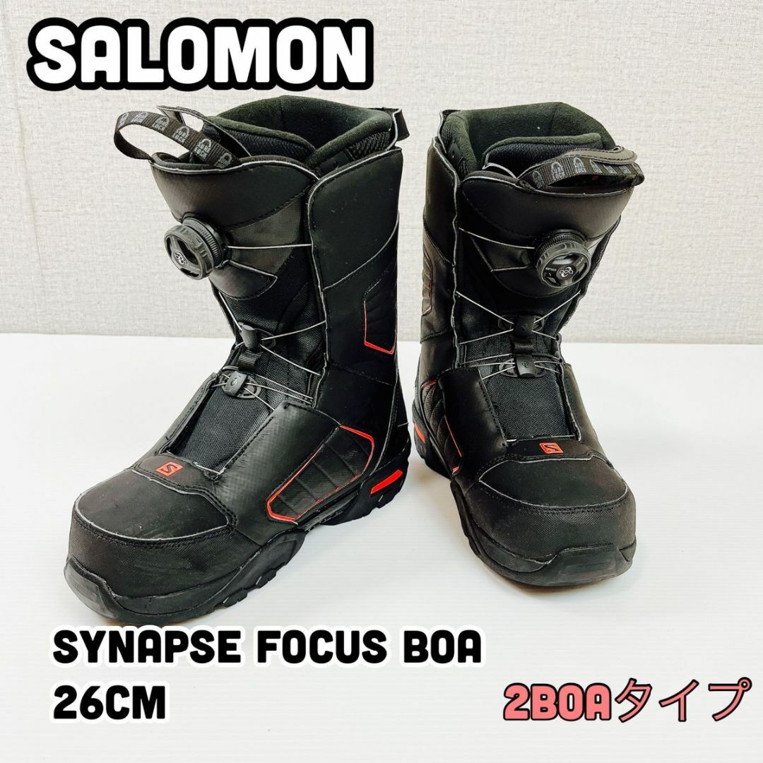 SALOMON スノーボードブーツ SYNAPSE FOCUS BOA 26cm
