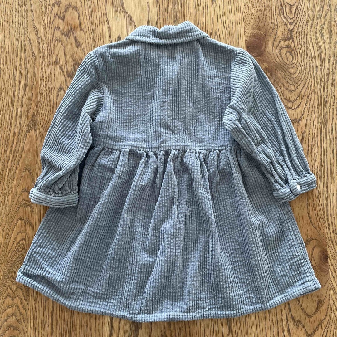 ZARA KIDS(ザラキッズ)のZARA スエード ワンピース アウター 90 キッズ/ベビー/マタニティのキッズ服女の子用(90cm~)(ワンピース)の商品写真