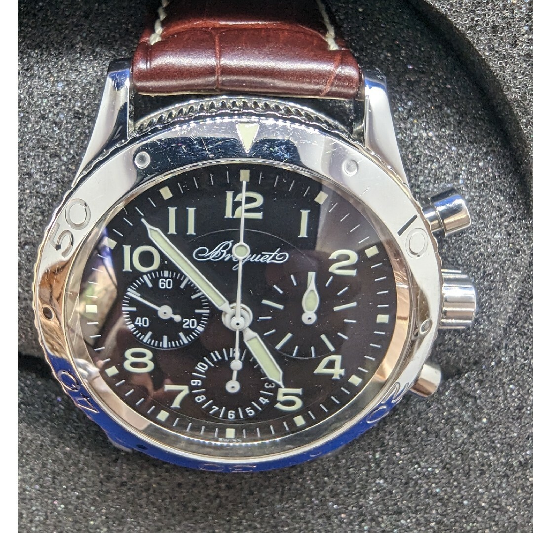 Breguet(ブレゲ)のBreguet ブレゲ アエロナバル 3800st 値下げ交渉可能！ メンズの時計(腕時計(アナログ))の商品写真