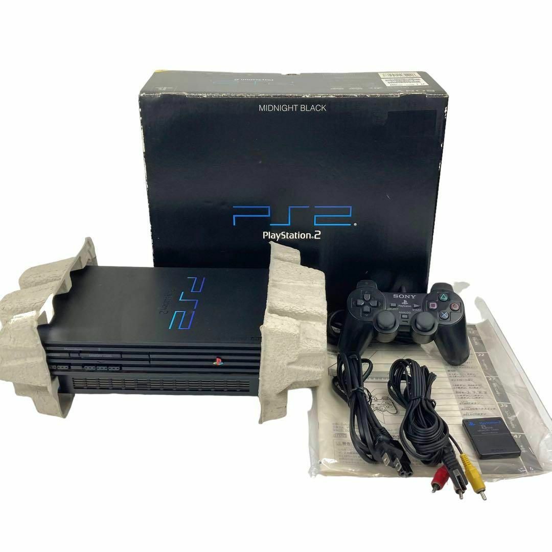 SONY SCPH-50000 PS2 ミッドナイトブラックの通販 by mei's shop SONY SCPH-50000 PS2 ミッドナイトブラックの通販 by mei's shop
