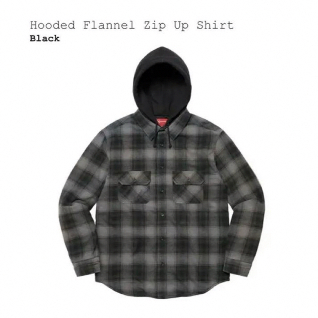 Supreme - Supreme Hooded Flannel Zip Up Shirtの通販 by area096ss's ...