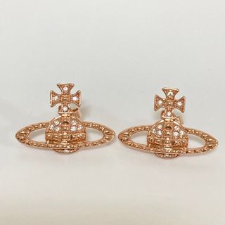 ヴィヴィアンウエストウッド(Vivienne Westwood)のヴィヴィアン　オーブピアス　ピンクゴールド(ピアス)