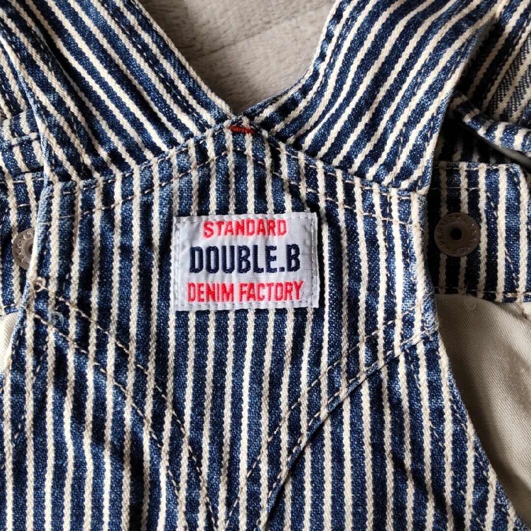 DOUBLE.B(ダブルビー)のミキハウス/ジャンパースカート/100cm キッズ/ベビー/マタニティのキッズ服女の子用(90cm~)(ワンピース)の商品写真