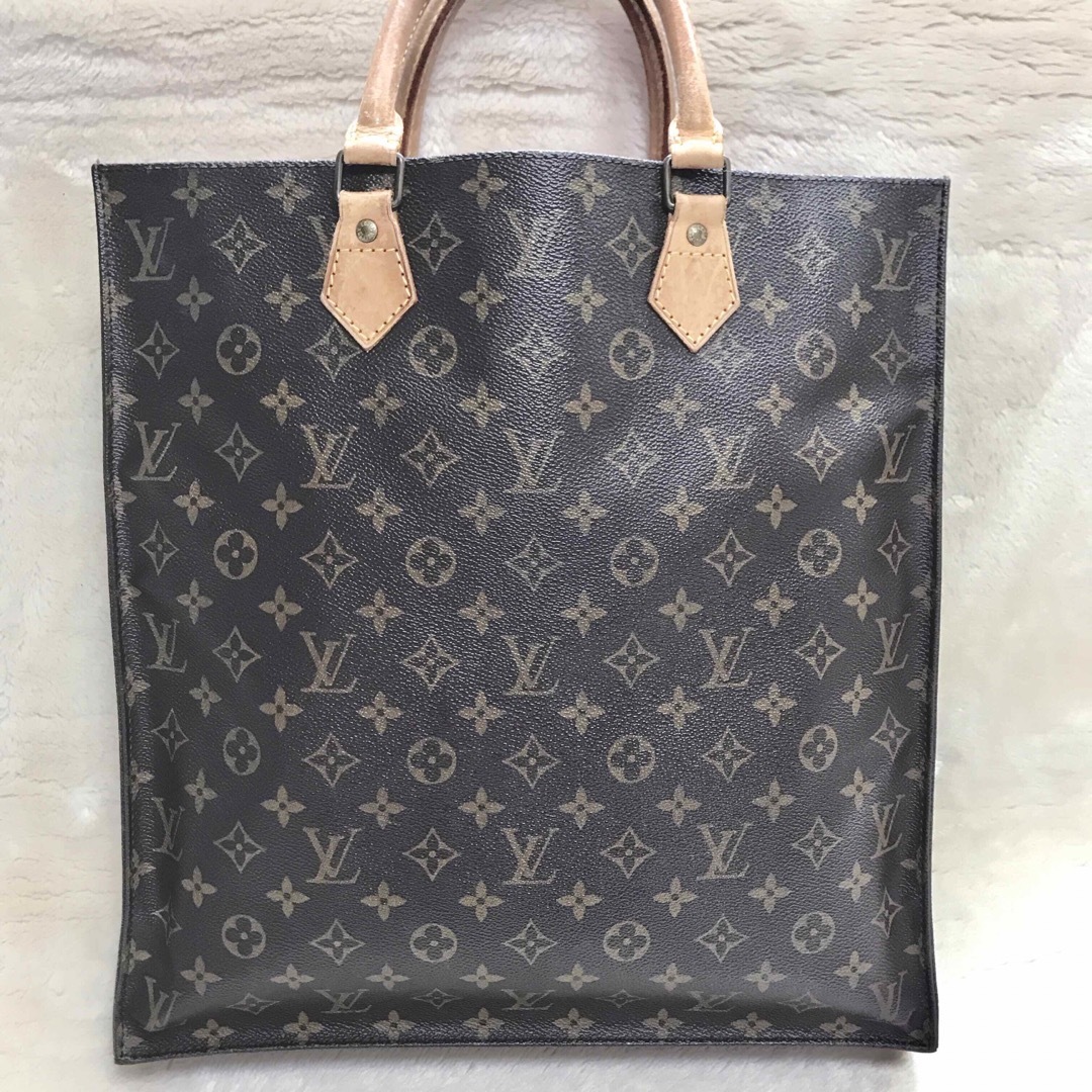 美品 VUITTON ルイヴィトン トートバッグ サックプラ モノグラム 大容量