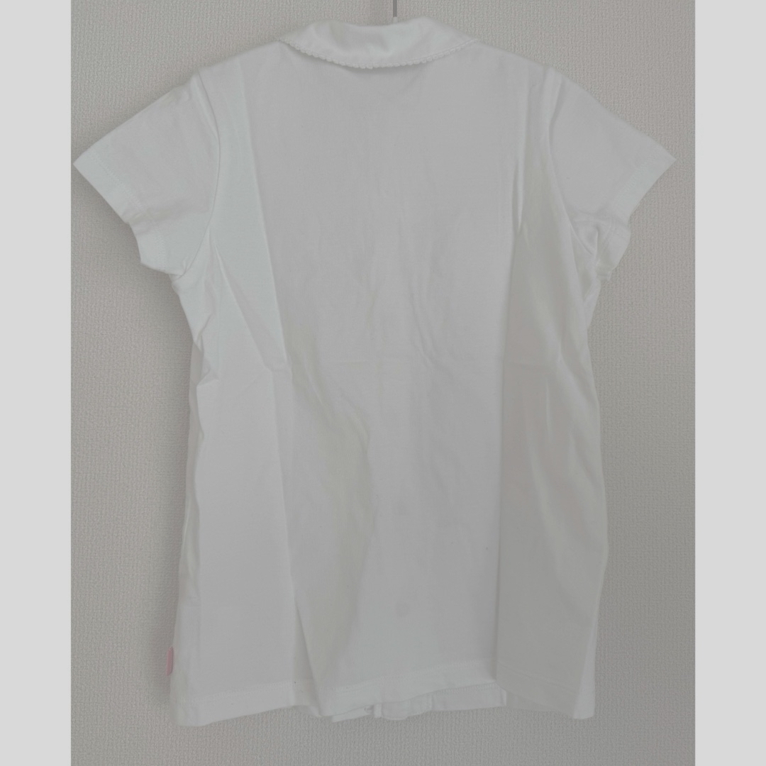 mikihouse(ミキハウス)のmiki house ホワイトシャツ キッズ/ベビー/マタニティのキッズ服男の子用(90cm~)(Tシャツ/カットソー)の商品写真