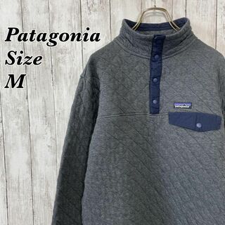 patagonia - パタアゴニア オーガニックコットンスナップＴ 灰色グレー
