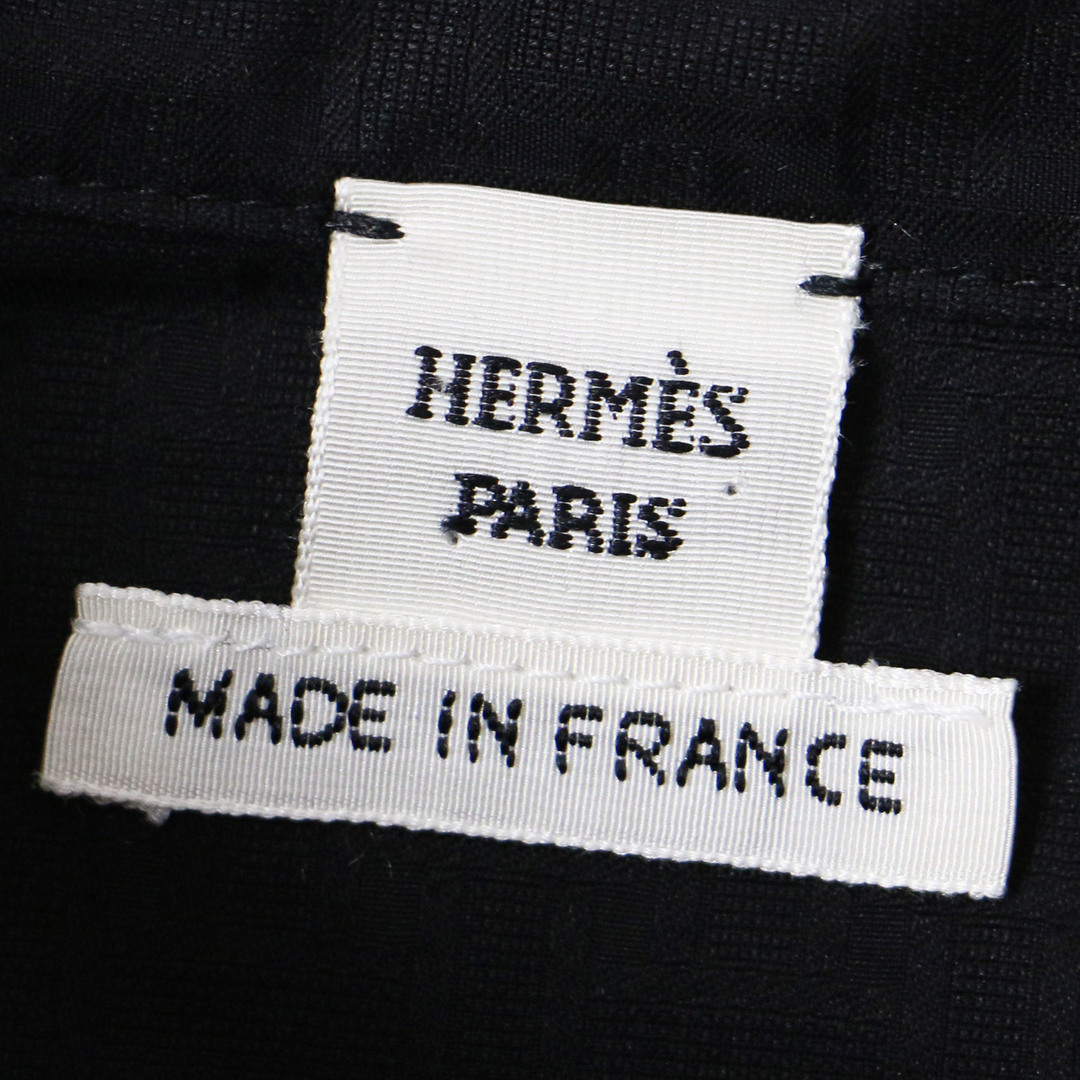 HERMES エルメス ワンピース シャツワンピース 23秋冬 ブラック HERMES エルメス ワンピース シャツワンピース 23秋冬 ブラック