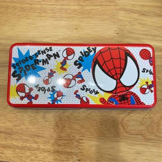 ユニバーサルスタジオジャパン(USJ)のスパイダーマン　缶ペンケース(キャラクターグッズ)