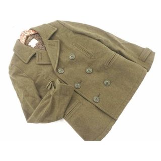 バナーバレット(Banner Barrett)のバナーバレット ウール混 裏ボア ピー コート size1/カーキ ◆■ レディース(ピーコート)