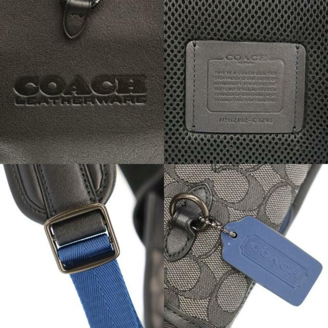 コーチ ベルト リュックサック リーグ フラップ  C3793 ブラック レザー キャンバス COACH  | バックパック シンプル シグネチャー メンズ ファッション カジュアル バック Aランク