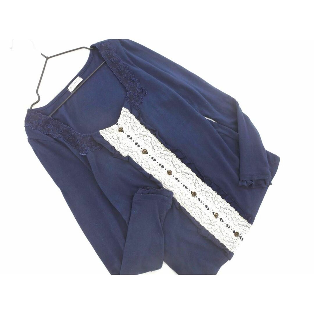 axes femme - axes femme アクシーズファム レース フリル 長袖