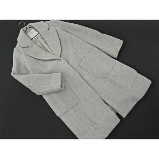 Heather ヘザー ウール混 チェスター コート sizeS/グレー ◆■ レディース