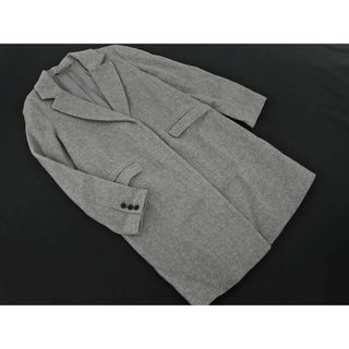 HARE ハレ ウール混 チェスター コート sizeS/グレー ◆■ レディース