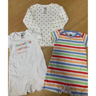 ザラキッズ(ZARA KIDS)のロンT1枚、ロンパース2枚セット(ロンパース)