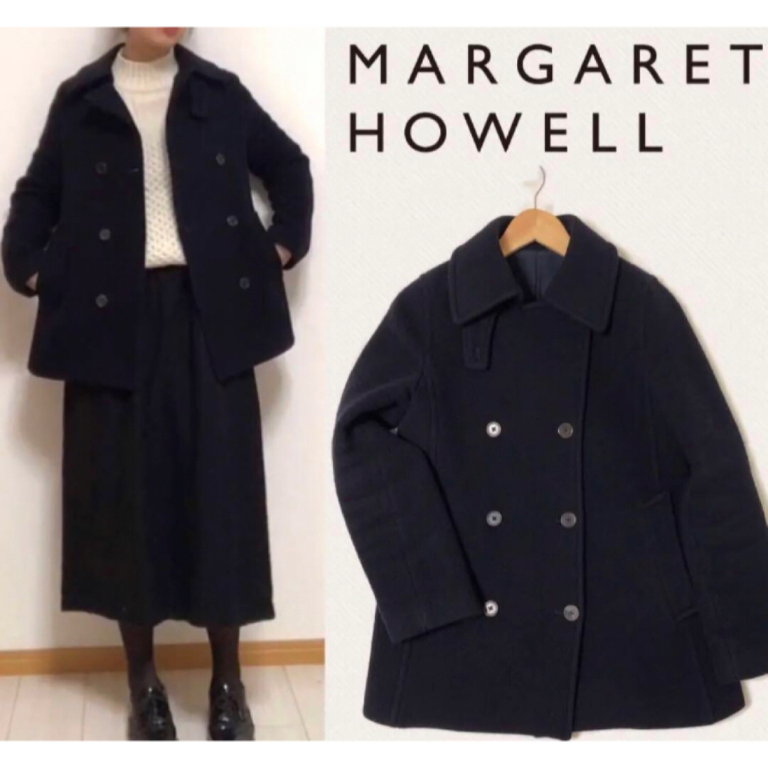 希少 ✨旧タグ MARGARET  HOWELL カシミヤ アンゴラ コート