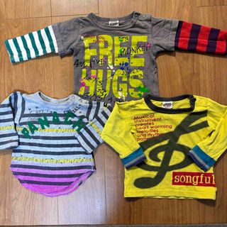 ジャンクストアー(JUNK STORE)のJUNKSTORE■3点セット■長袖Tシャツ ロンT■サイズ80(シャツ/カットソー)