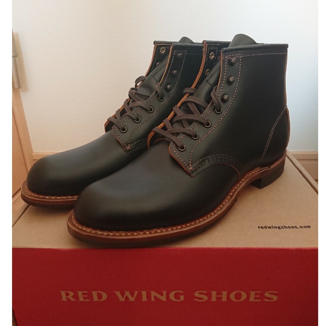 REDWING(レッドウィング)のレッドウィング　ベックマンフラットボックス　黒　27.5 新品 メンズの靴/シューズ(ブーツ)の商品写真