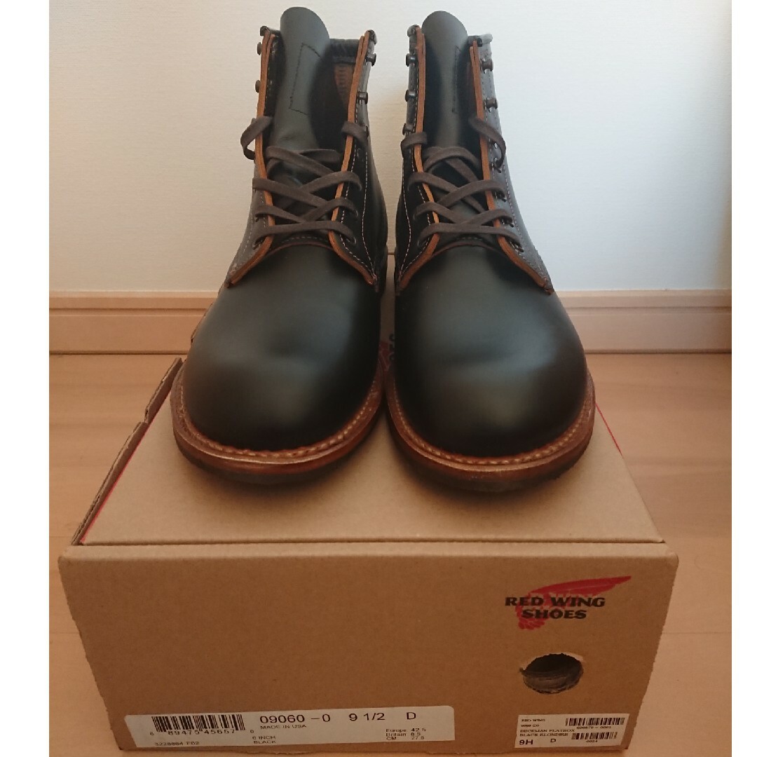 REDWING(レッドウィング)のレッドウィング　ベックマンフラットボックス　黒　27.5 新品 メンズの靴/シューズ(ブーツ)の商品写真