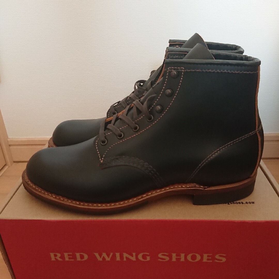 REDWING(レッドウィング)のレッドウィング　ベックマンフラットボックス　黒　27.5 新品 メンズの靴/シューズ(ブーツ)の商品写真