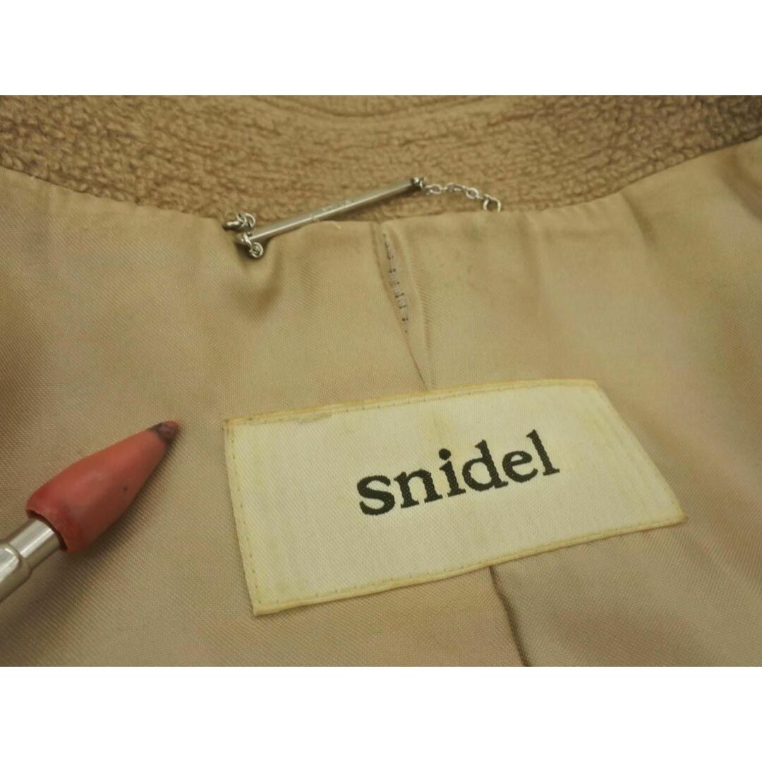 SNIDEL(スナイデル)のスナイデル ウール混 ダブル コート sizeF/ベージュ ◆■ レディース レディースのジャケット/アウター(その他)の商品写真