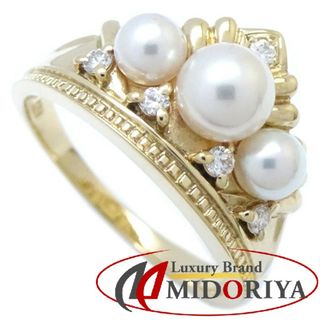 MIKIMOTO - ミキモト K18リボン×ベビーパール リング MIKIMOTO指輪の
