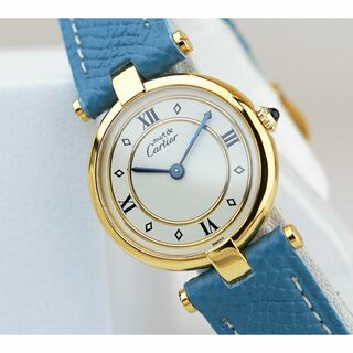 カルティエ(Cartier)の美品 カルティエ マスト ヴァンドーム ゴールドリング ローマン SM(腕時計)