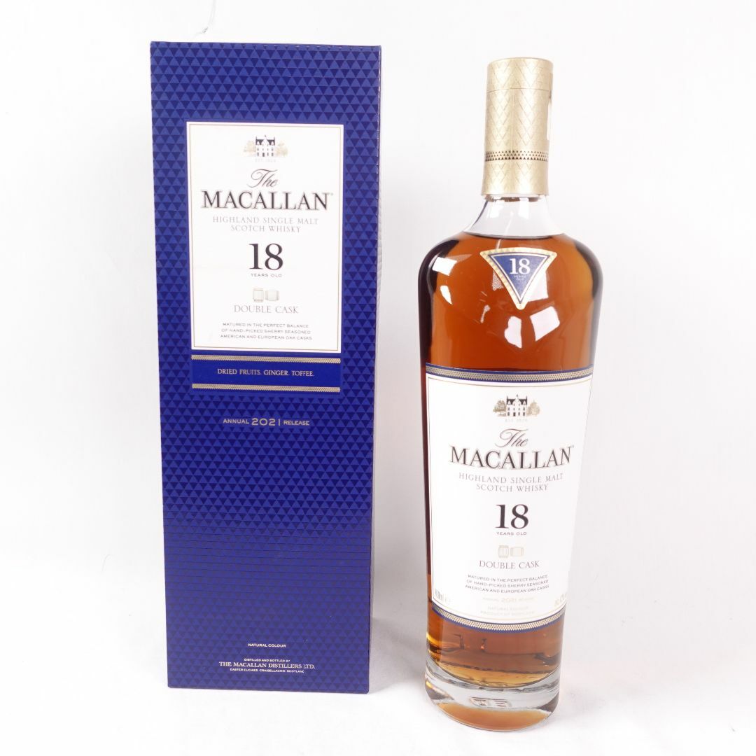 未開封　マッカランダブルカスク18年　MACALLAN　700ml×1本