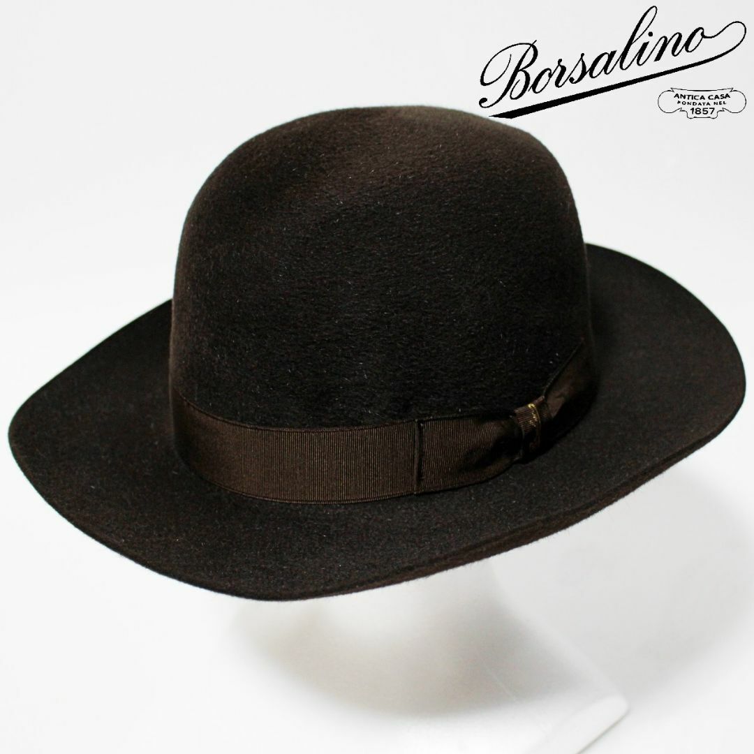 Borsalino - 新品 ボルサリーノ イタリア製 高級グアナゴハット 秋冬 ...