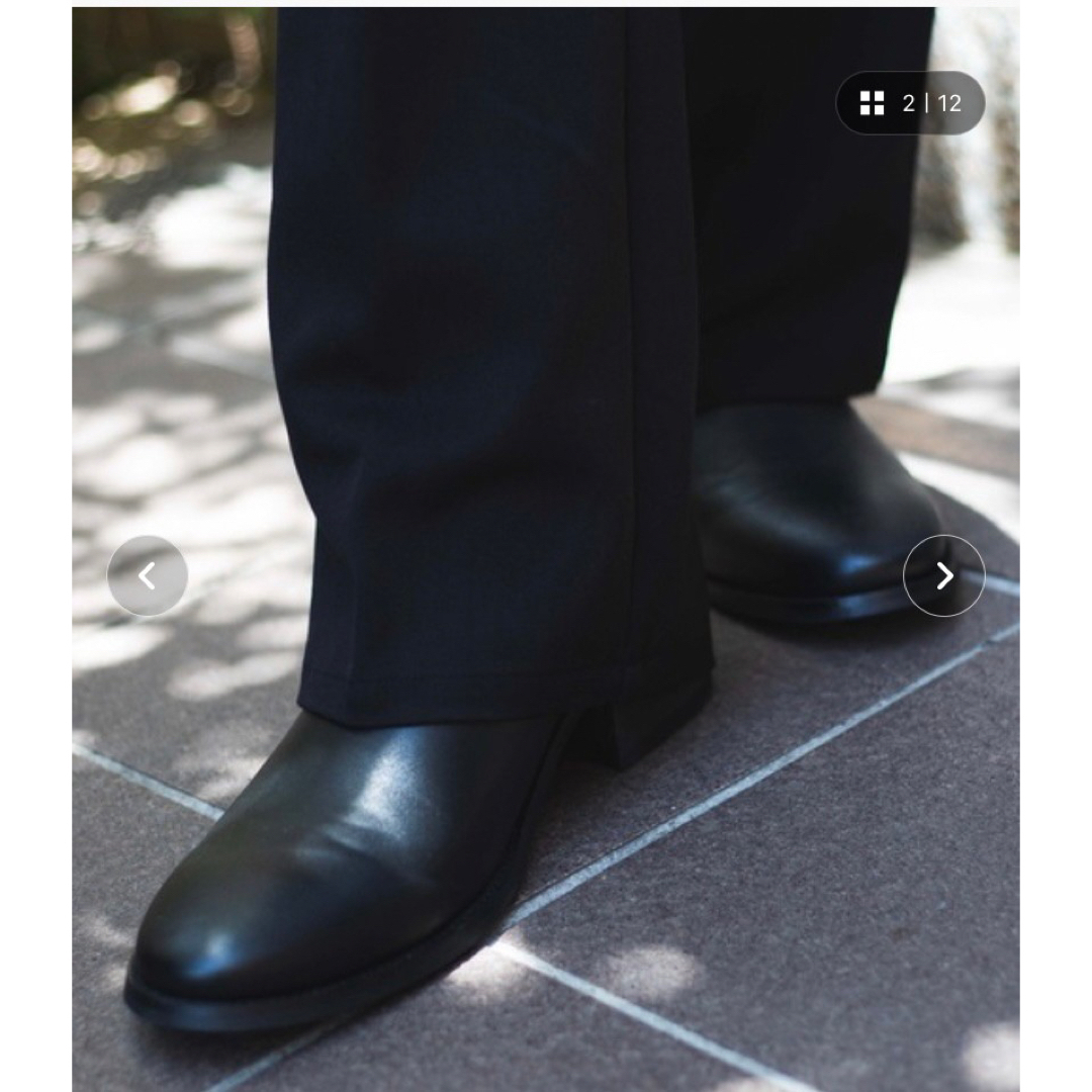 WEGO(ウィゴー)の【美品】WEGO プレーントゥヒールブーツ メンズMサイズ 26.5 メンズの靴/シューズ(ブーツ)の商品写真