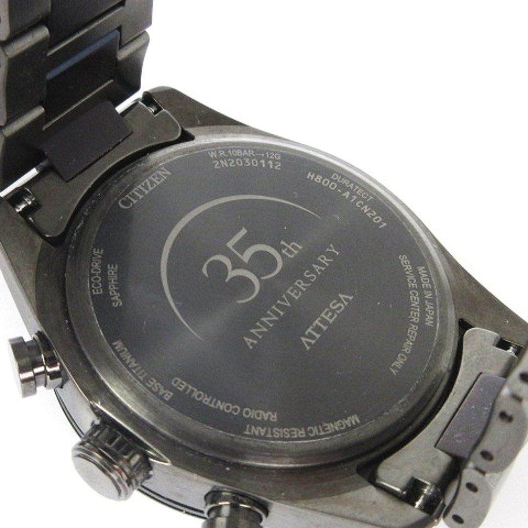 シチズン 美品 35周年記念限定モデル アテッサ 腕時計 アナログ 黒 ■SM1