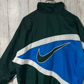 希少レア！深緑　レッドソックス　NIKE ナイキ ナイロンジャケットプルオーバー