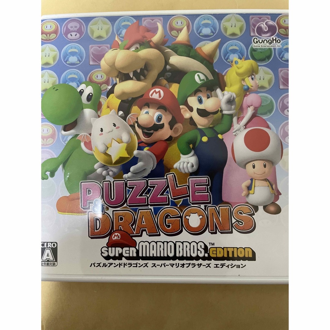 ニンテンドー3DS(ニンテンドー3DS)のPUZZLE＆DRAGONS SUPER MARIO BROS.EDITION（ エンタメ/ホビーのゲームソフト/ゲーム機本体(携帯用ゲームソフト)の商品写真