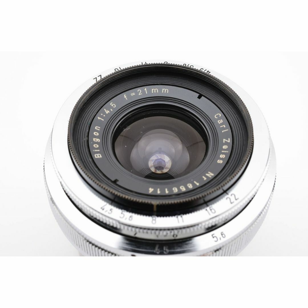 ZEISS(カールツァイス)の13972極上 Contarex Biogon 21mm F4.5 ファインダー スマホ/家電/カメラのカメラ(レンズ(単焦点))の商品写真