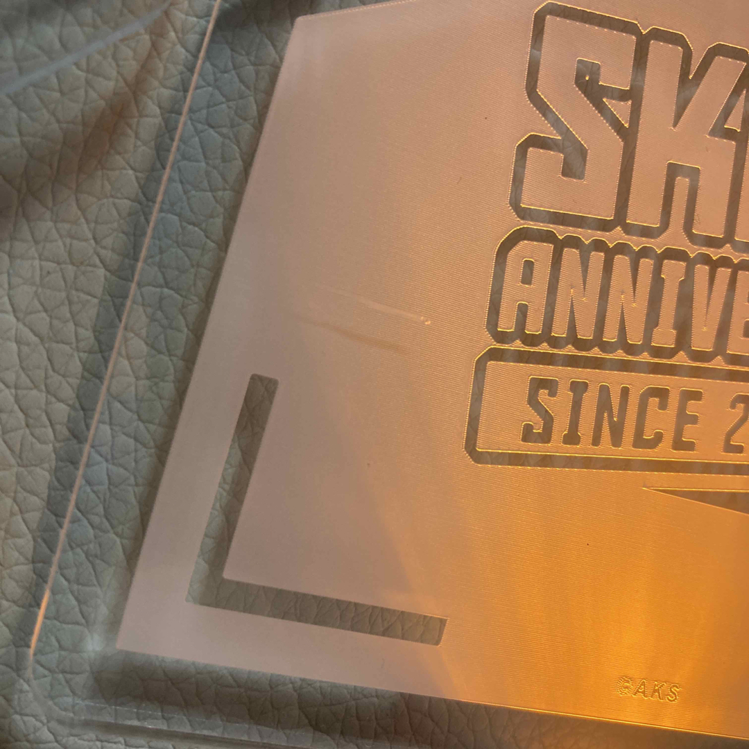SKE48(エスケーイーフォーティーエイト)のSKE48 8th Anniversary 8周年ライトSKE48ライト エンタメ/ホビーのタレントグッズ(アイドルグッズ)の商品写真