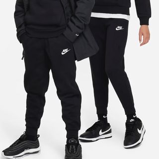 ナイキ(NIKE)の新品 タグ付き NIKE 160 パンツ 黒 ブラック ナイキ(サルエルパンツ)