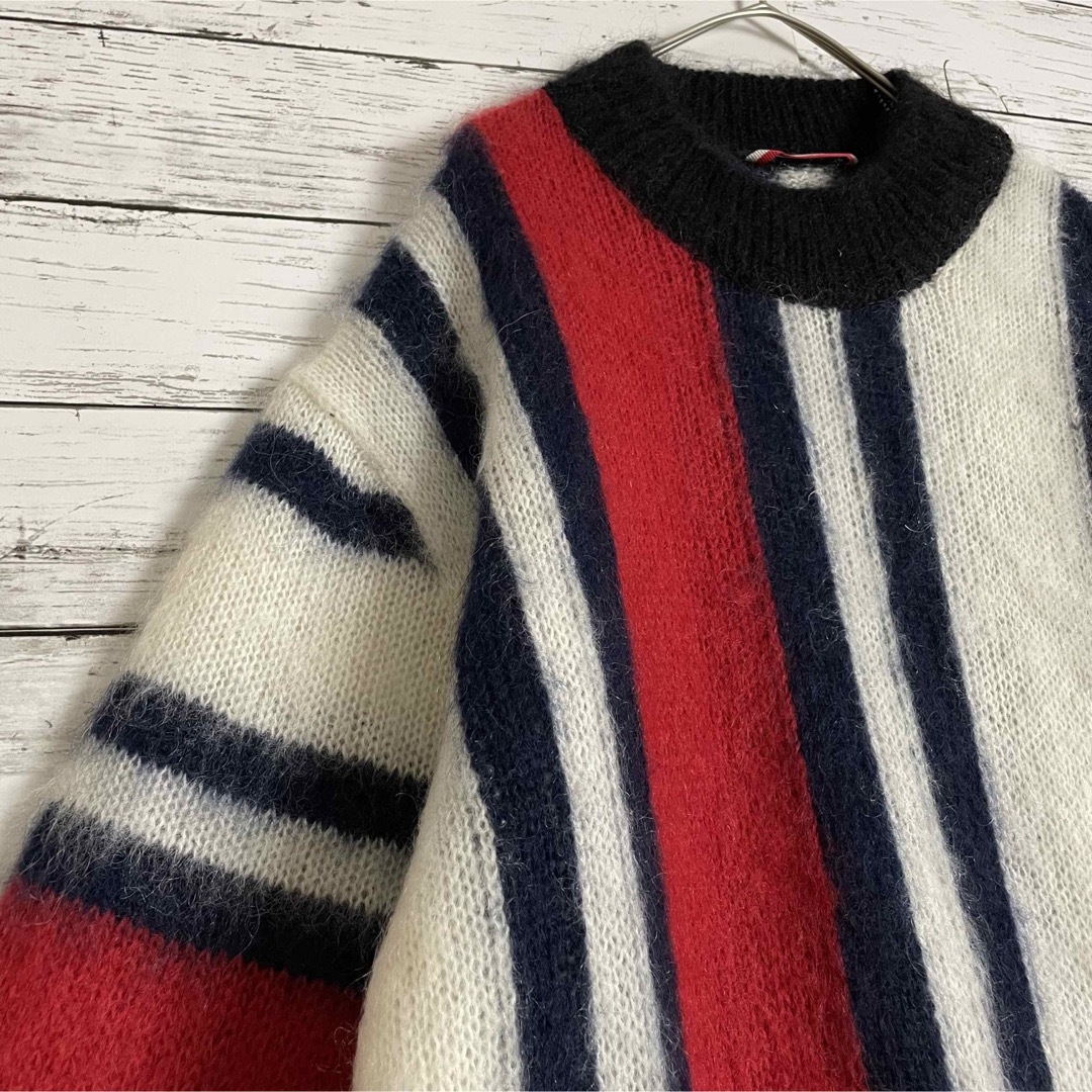 【入手困難】モンクレール GENIUS トリコロール ニット セーター 刺繍ロゴ