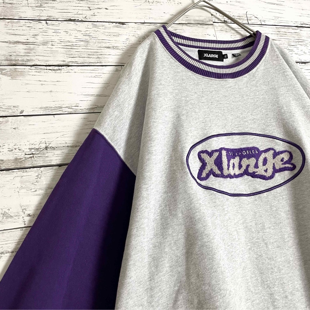 XLARGE - 【ばんばんざいみゆ着用モデル】XLARGE パイルロゴ 切替え