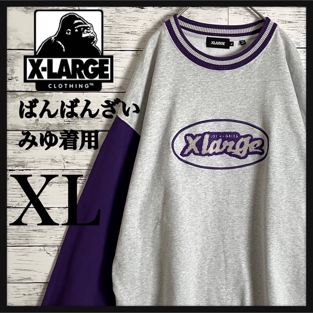 【大人気商品】Xlarge /エクストララージ パイルロゴ入りスウェット