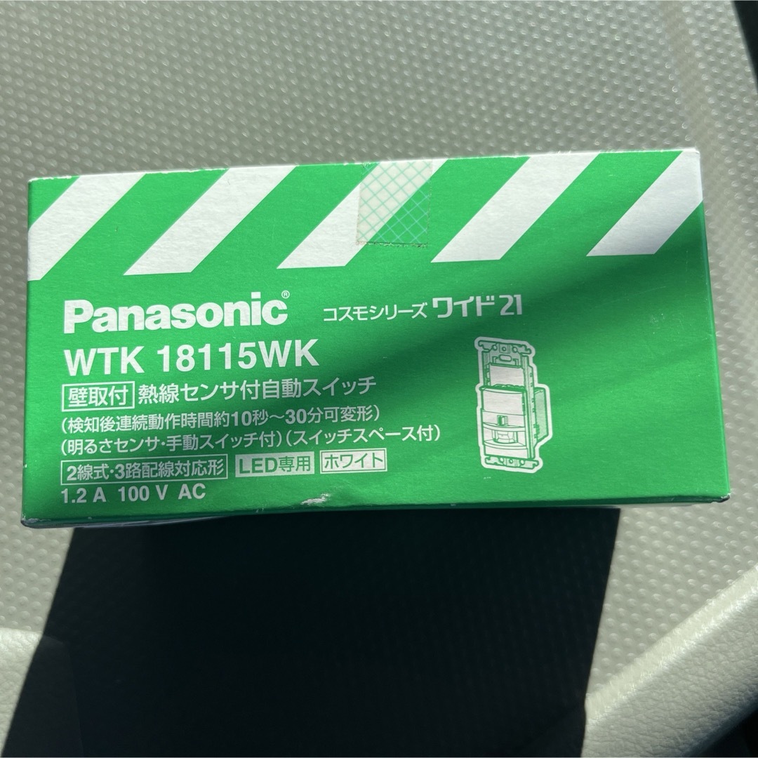 Panasonic - パナソニック WTK18115WK 熱線センサ付自動スイッチの通販